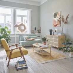 Maisons Du Monde Fauteuils Fauteuil Vintage Jaune Moutarde -Fauteuils, poufs et repose-pieds Soldes fauteuil vintage jaune moutarde 1000 5 10 176023 4