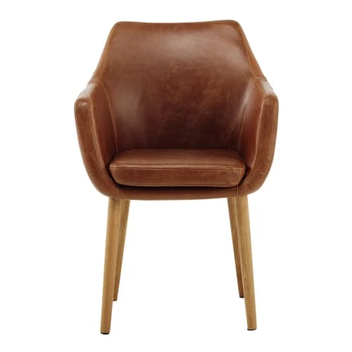 Maisons Du Monde Assises Fauteuil Vintage Marron 2 Maisons Du Monde Assises Fauteuil Vintage Marron – Image 2