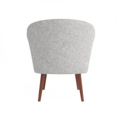 Potiron Paris Fauteuils Petit Fauteuil De Salon En Tissu Gris -Fauteuils, poufs et repose-pieds Soldes petit fauteuil de salon en tissu gris 5