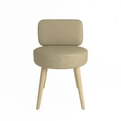 Potiron Paris Fauteuils Petit Fauteuil En Tissu Beige -Fauteuils, poufs et repose-pieds Soldes petit fauteuil en tissu beige 2
