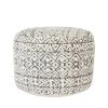 Drawer Poufs Pouf à Motifs D60cm Marron / Blanc