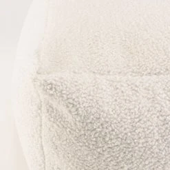 MACABANE Poufs Pouf Carré 53x53cm Tissu Bouclette Blanc 8 MACABANE Poufs Pouf Carré 53x53cm Tissu Bouclette Blanc -Fauteuils, poufs et repose-pieds Soldes pouf carre 53x53cm tissu bouclette blanc 2