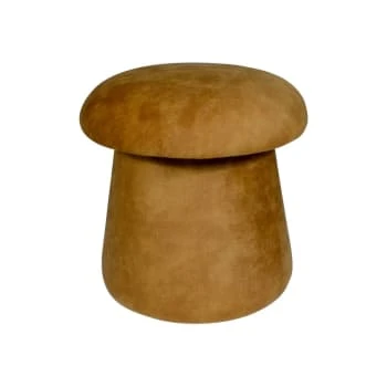 Pirouette Paris Poufs Pouf Champignon En Velours Bleu 6 Pirouette Paris Poufs Pouf Champignon En Velours Bleu – Image 6