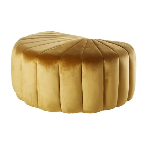 Maisons Du Monde Poufs Pouf Coquillage Doré 3 Maisons Du Monde Poufs Pouf Coquillage Doré – Image 3