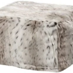 Sitting Point Poufs Pouf D'intérieur Imitation Fourrure Lynx