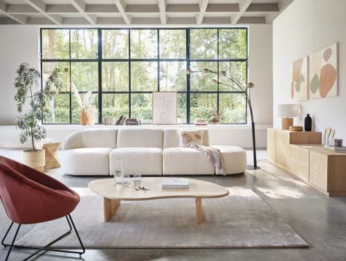 Maisons Du Monde Poufs Pouf De Canapé écru 6 Maisons Du Monde Poufs Pouf De Canapé écru – Image 6