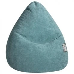 Sitting Point Poufs Pouf Design D'intérieur En Velours Bleu Pétrole