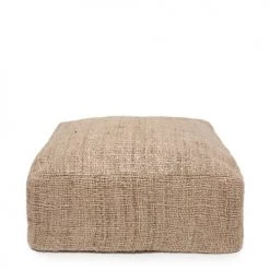 Bazar Bizar Poufs Pouf En Coton Beige