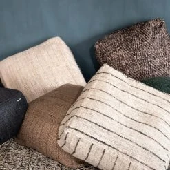 Bazar Bizar Poufs Pouf En Coton Brun -Fauteuils, poufs et repose-pieds Soldes pouf en coton brun 2