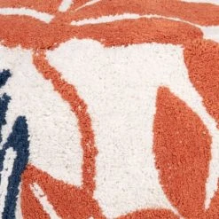 Fauteuils, poufs et repose-pieds Soldes -Fauteuils, poufs et repose-pieds Soldes pouf en coton motif vegetal blanc bleu vert et orange 1000 16 36 226643 2