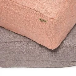 Bazar Bizar Poufs Pouf En Coton Rose -Fauteuils, poufs et repose-pieds Soldes pouf en coton rose 3