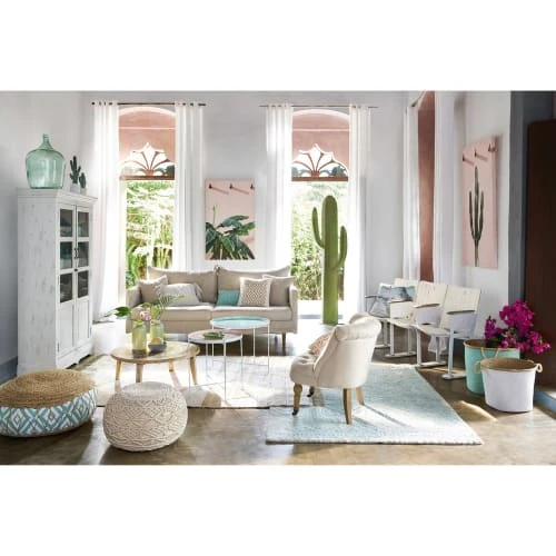 Maisons Du Monde Poufs Pouf En Jute Et Coton Motifs Graphiques 5 Maisons Du Monde Poufs Pouf En Jute Et Coton Motifs Graphiques – Image 5