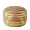 Maisons Du Monde Poufs Pouf En Jute Imprimé Doré
