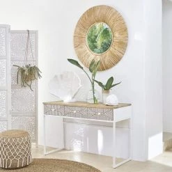 Maisons Du Monde Poufs Pouf En Jute Tressé Et Corde En Coton écru -Fauteuils, poufs et repose-pieds Soldes pouf en jute tresse et corde en coton ecru 1000 3 1 200450 3