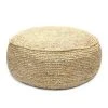 Bazar Bizar Poufs Pouf En Raphia Naturel