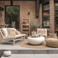 Bazar Bizar Poufs Pouf En Raphia Naturel -Fauteuils, poufs et repose-pieds Soldes pouf en raphia naturel 3