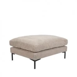 Zuiver Poufs Pouf En Tissu Beige -Fauteuils, poufs et repose-pieds Soldes pouf en tissu beige 2