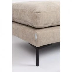 Zuiver Poufs Pouf En Tissu Beige -Fauteuils, poufs et repose-pieds Soldes pouf en tissu beige 3