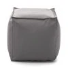 Talamo Italia Poufs Pouf En Tissu Gris