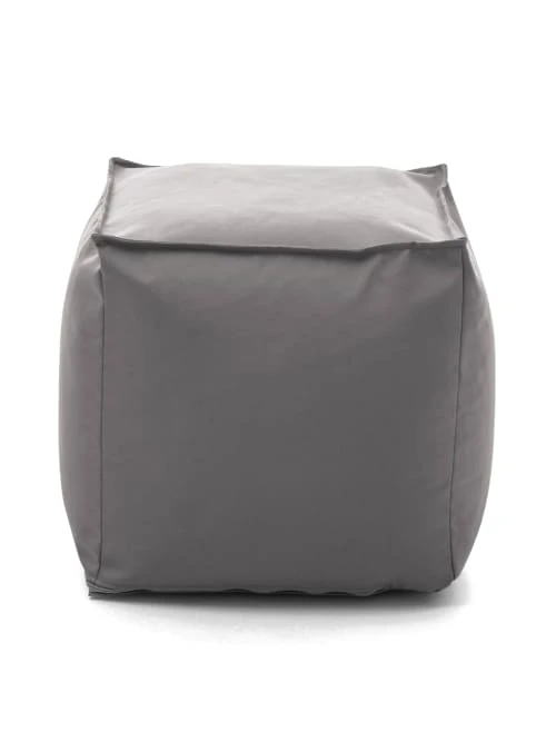 Talamo Italia Poufs Pouf En Tissu Gris 1 Talamo Italia Poufs Pouf En Tissu Gris