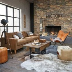 Maisons Du Monde Poufs Pouf En Tissu Recyclé -Fauteuils, poufs et repose-pieds Soldes pouf en tissu recycle 1000 6 0 155267 13