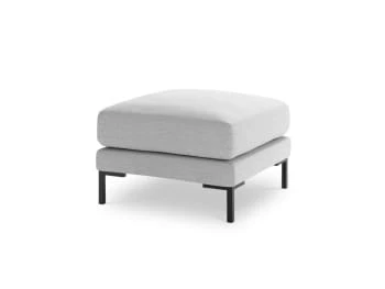 Micadoni Home Poufs Pouf En Tissu Structuré Beige Clair 4 Micadoni Home Poufs Pouf En Tissu Structuré Beige Clair – Image 4