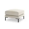 Micadoni Home Poufs Pouf En Tissu Structuré Beige Clair