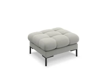 Micadoni Home Poufs Pouf En Tissu Structuré Gris Foncé 5 Micadoni Home Poufs Pouf En Tissu Structuré Gris Foncé – Image 5