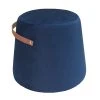 Nordlys Poufs Pouf En Velours Bleu Avec Corde