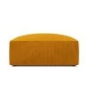 Micadoni Home Poufs Pouf En Velours Côtelé Jaune