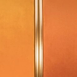 Drawer Poufs Pouf En Velours Jaune Et Orange -Fauteuils, poufs et repose-pieds Soldes pouf en velours jaune et orange 3