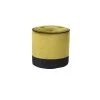 Pirouette Paris Poufs Pouf En Velours Lisse Vert Et Noir