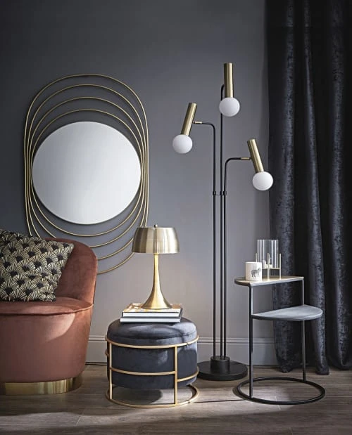 Maisons Du Monde Poufs Pouf En Velours Noir Et Métal Doré 6 Maisons Du Monde Poufs Pouf En Velours Noir Et Métal Doré – Image 6