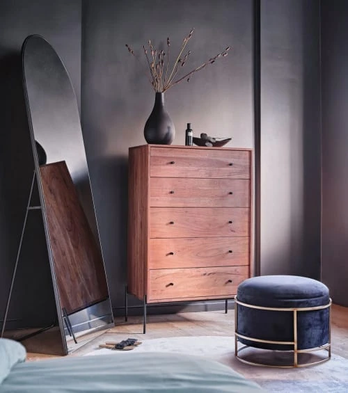 Maisons Du Monde Poufs Pouf En Velours Noir Et Métal Doré 5 Maisons Du Monde Poufs Pouf En Velours Noir Et Métal Doré – Image 5