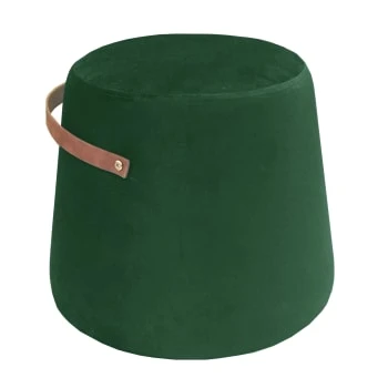 Nordlys Poufs Pouf En Velours Vert Avec Corde 5 Nordlys Poufs Pouf En Velours Vert Avec Corde – Image 5