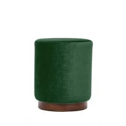 Nordlys Poufs Pouf En Velours Vert Et Base En Bois 9 Nordlys Poufs Pouf En Velours Vert Et Base En Bois -Fauteuils, poufs et repose-pieds Soldes pouf en velours vert et base en bois 3