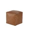 Maisons Du Monde Poufs Pouf Imitation Cuir Marron
