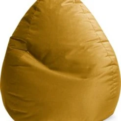 Sitting Point Poufs Pouf Poire XXL D'intérieur Aspect Velours Pétrole 80x130cm -Fauteuils, poufs et repose-pieds Soldes pouf poire xxl d interieur aspect velours moutarde 80x130cm