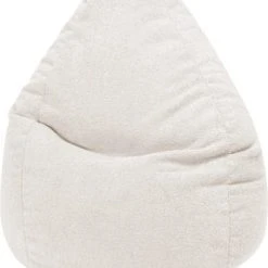 Sitting Point Poufs Pouf Poire XXL D'intérieur Fourrure Douce Beige 80x130cm -Fauteuils, poufs et repose-pieds Soldes pouf poire xxl d interieur fourrure douce beige 80x130cm 6