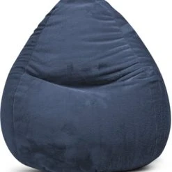 Sitting Point Poufs Pouf Poire XXL D'intérieur Fourrure Douce Gris Clair 80x130cm -Fauteuils, poufs et repose-pieds Soldes pouf poire xxl d interieur fourrure douce bleu 80x130cm 4