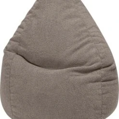 Sitting Point Poufs Pouf Poire XXL D'intérieur Fourrure Douce Beige 80x130cm -Fauteuils, poufs et repose-pieds Soldes pouf poire xxl d interieur fourrure douce taupe 80x130cm