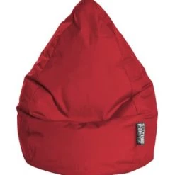 Sitting Point Poufs Pouf Poire XXL D'intérieur Bleu Foncé 80x130cm -Fauteuils, poufs et repose-pieds Soldes pouf poire xxl d interieur rouge vif 80x130cm