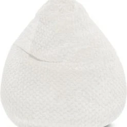 Sitting Point Poufs Pouf Poire XXL Fausse Fourrure Douce à Relief Rose Nude 80x130cm -Fauteuils, poufs et repose-pieds Soldes pouf poire xxl fausse fourrure douce a relief ivoire 80x130cm 5