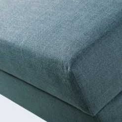 Maisons Du Monde Poufs Pouf Pour Canapé Modulable Avec Coffre De Rangement Bleu Pétrole -Fauteuils, poufs et repose-pieds Soldes pouf pour canape modulable avec coffre de rangement bleu petrole 1000 0 34 213316 3