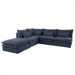 Maisons Du Monde Poufs Pouf Pour Canapé Modulable En Lin Bleu Nuit -Fauteuils, poufs et repose-pieds Soldes pouf pour canape modulable en lin bleu nuit 1000 3 30 202201 2