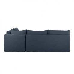 Maisons Du Monde Poufs Pouf Pour Canapé Modulable En Lin Bleu Nuit -Fauteuils, poufs et repose-pieds Soldes pouf pour canape modulable en lin bleu nuit 1000 3 30 202201 4