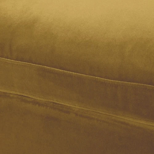 Maisons Du Monde Poufs Pouf Pour Canapé Modulable En Velours Jaune 3 Maisons Du Monde Poufs Pouf Pour Canapé Modulable En Velours Jaune – Image 3