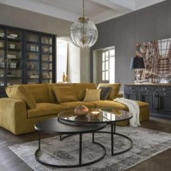 Maisons Du Monde Poufs Pouf Pour Canapé Modulable En Velours Jaune 11 Maisons Du Monde Poufs Pouf Pour Canapé Modulable En Velours Jaune -Fauteuils, poufs et repose-pieds Soldes pouf pour canape modulable en velours jaune 1000 0 15 209525 6