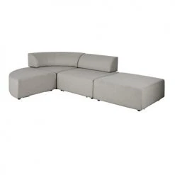 Maisons Du Monde Poufs Pouf Pour Canapé Modulable Gris -Fauteuils, poufs et repose-pieds Soldes pouf pour canape modulable gris 1000 12 13 210999 5