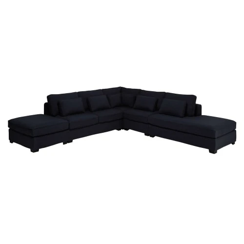 Maisons Du Monde Assises Pouf Pour Canapé Modulable Gris Anthracite 2 Maisons Du Monde Assises Pouf Pour Canapé Modulable Gris Anthracite – Image 2